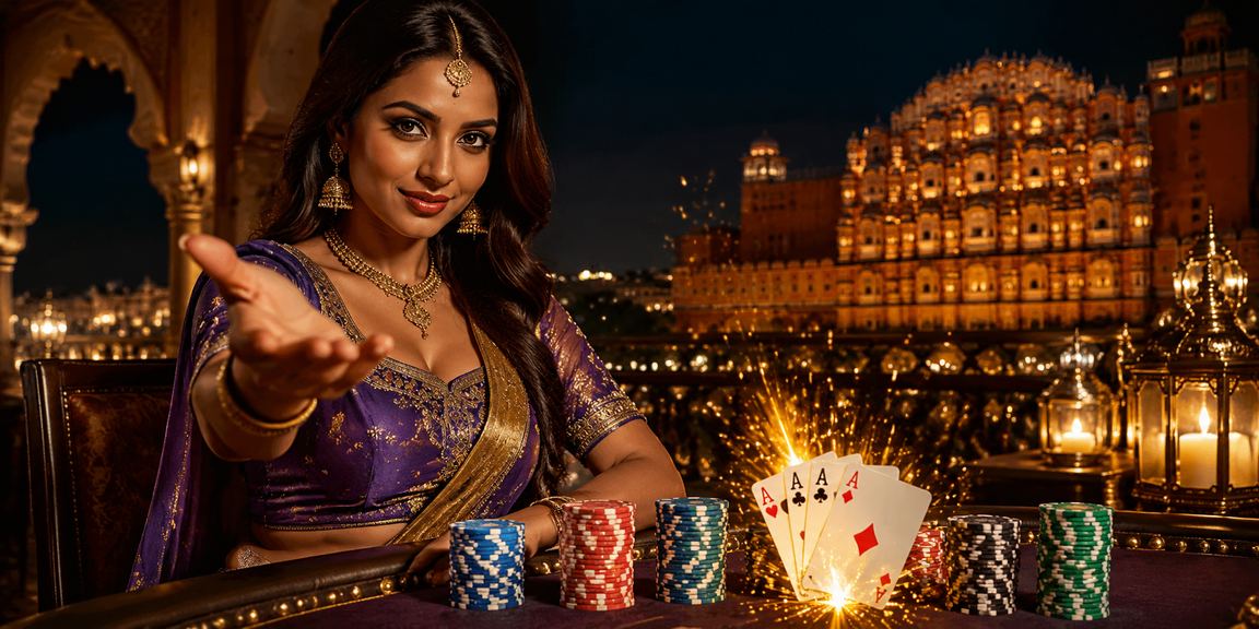 Player engaging in online poker game safely in India